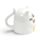 Maneki Neko Lucky Cat Upside Down Ceramic Shaped Mug