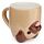 Mopps Pug Upside Down Ceramic Shaped Mug