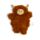 Highland Coo Cow Cream Nose Microwavable Plush Lavender Heat Pack