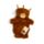 Highland Coo Cow Cream Nose 650ml Hot Water Bottle with Plush Cover