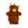 Highland Coo Cow Cream Nose 650ml Hot Water Bottle with Plush Cover