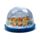 Adoramals Highland Coo Cow Medium Glitter Snow Storm