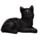 Black Cat Sofa World Figures