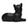 Black Cat Sofa World Figures