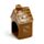 Christmas Gingerbread House Tea Light Candle Holder - Iced