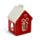 Christmas Gingerbread House Tea Light Candle Holder - Ribbons