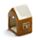 Christmas Gingerbread House Tea Light Candle Holder - Ribbons