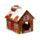 Christmas Gingerbread Lane Cat Playhouse 100% Cardboard Cat Den