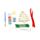 Jingle Bunch Paint Your Own DIY Christmas Windchime Decoration