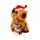 Christmas Highland Coo Cow Plush Doorstop