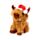 Christmas Highland Coo Cow Plush Doorstop