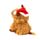 Christmas Highland Coo Cow Plush Doorstop