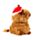 Christmas Highland Coo Cow Plush Doorstop