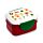 Christmas Baker Street Gingerbread Clip Lock Stacked Bento Lunch Box with Cutlery
