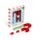 Set of 2 Christmas Festive Friends Candy Cane Shaped Lip Gloss