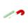 Set of 2 Christmas Festive Friends Candy Cane Shaped Lip Gloss