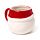 Christmas Santa Head Ceramic Shaped Mug