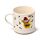 Christmas Jan Pashley Highland Coo Porcelain Mug & Coaster Lid Set