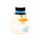 Jingle Bunch Christmas Duck Bath Time Toy