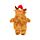 Christmas Highland Coo 1L Hot Water Bottle with Plush Cover