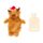 Christmas Highland Coo Cow 650ml Hot Water Bottle with Plush Cover