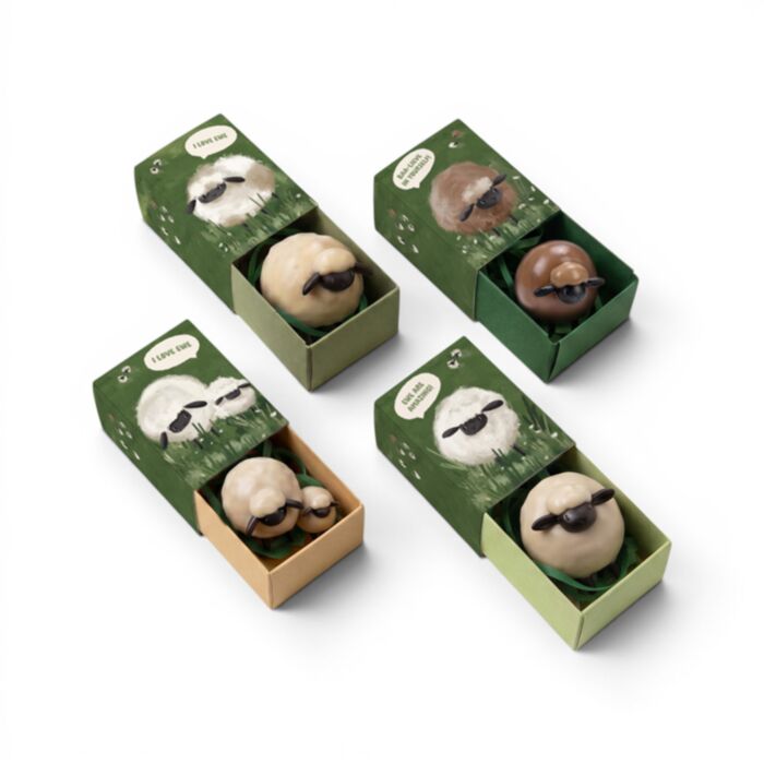 Sheep Charm in a Box