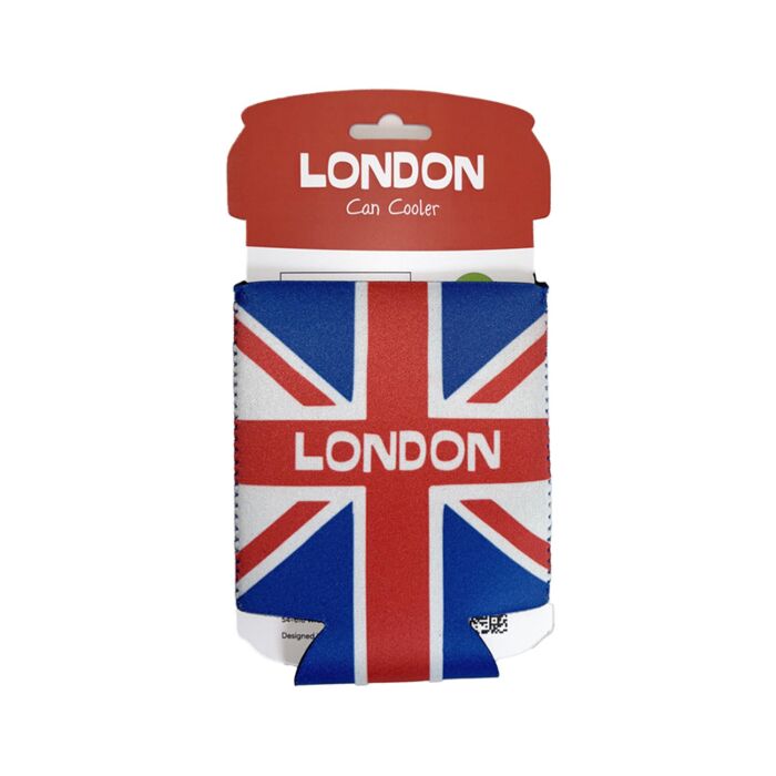Union Jack London Souvenir Neoprene Can Cooler Sleeve