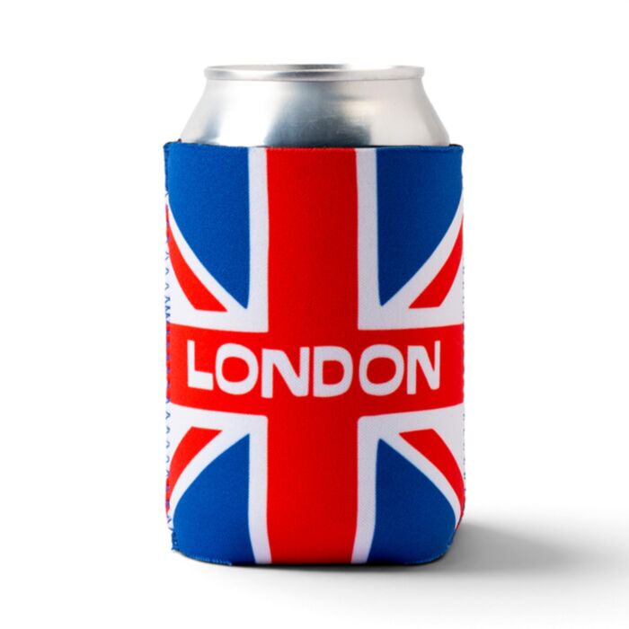 Union Jack London Souvenir Neoprene Can Cooler Sleeve