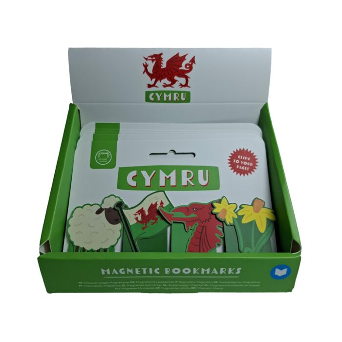 Welsh Dragon Wales (Cymru) Magnetic Bookmark Set
