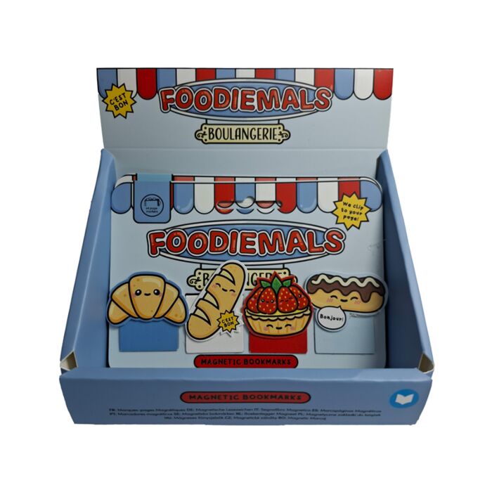 Foodiemals Boulangerie Magnetic Bookmark Set
