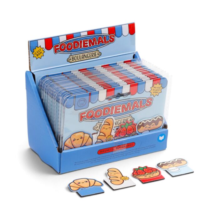 Foodiemals Boulangerie Magnetic Bookmark Set