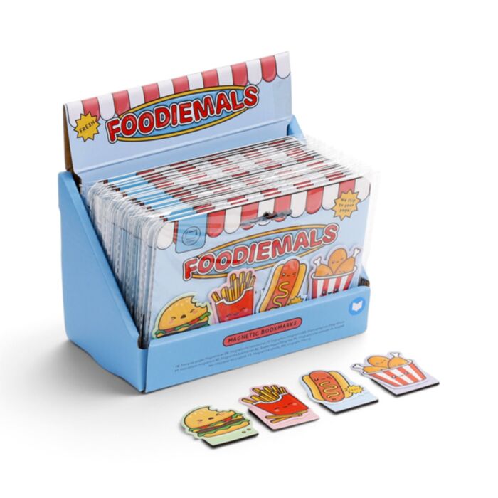 Foodiemals Fast Food Magnetic Bookmark Set