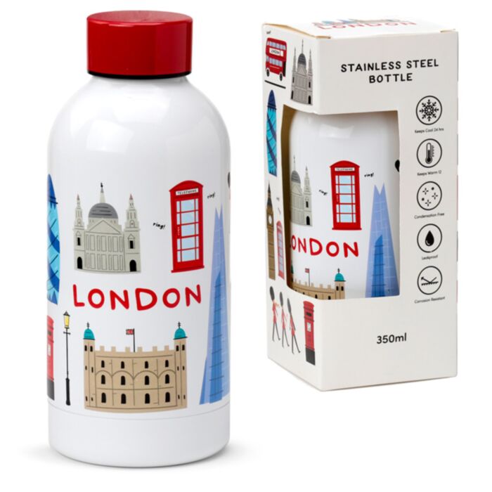 London Icons Hot & Cold Drinks Bottle 350ml