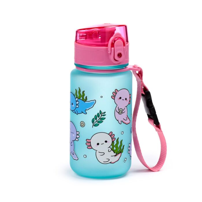 Adoramals Axolotl Pop Top 350ml Shatterproof Bottle