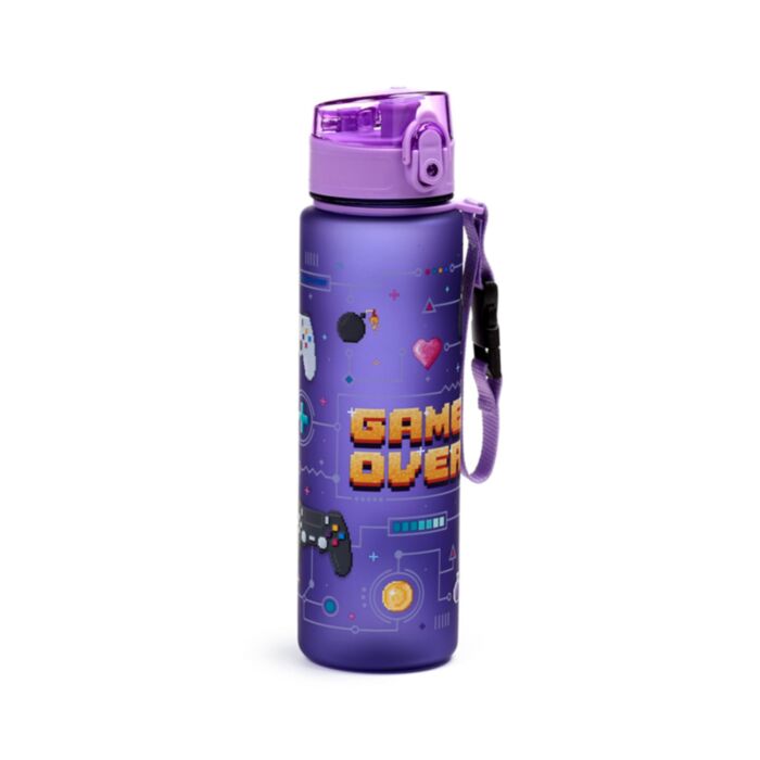 Game Over Pop Top 600ml Shatterproof Bottle
