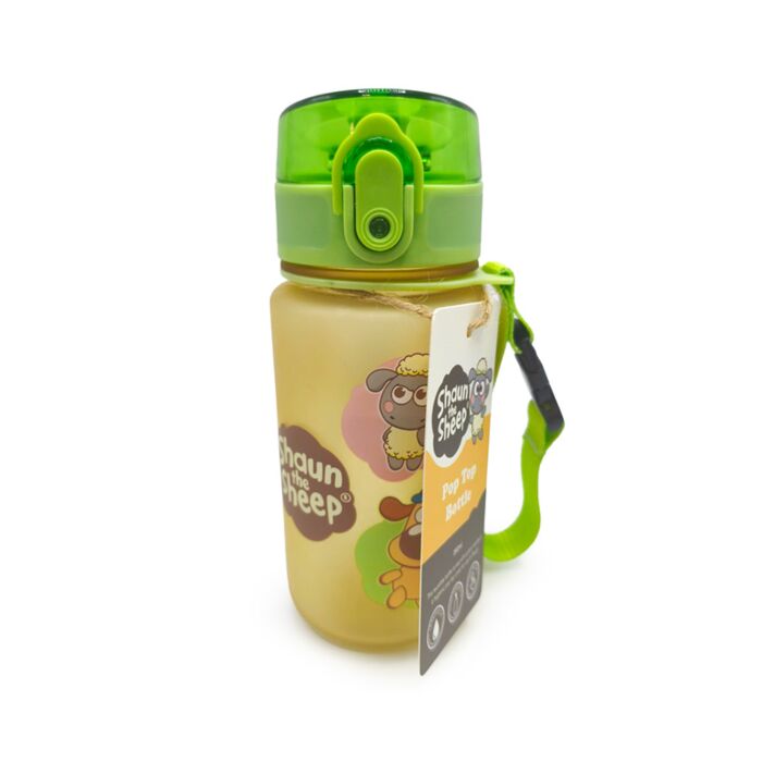 Kawaii Cute Shaun the Sheep Pop Top 350ml Shatterproof Children's Bottle
