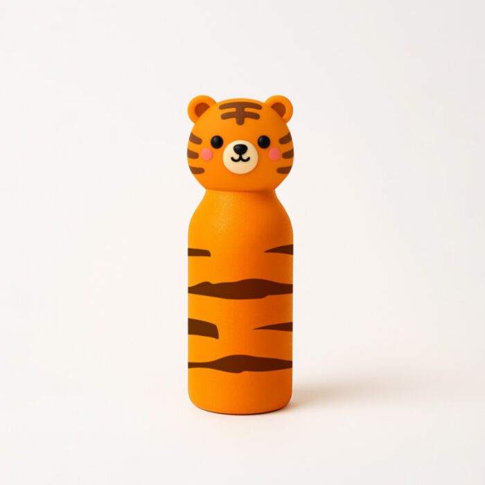 Adoramals Alfie the Tiger Topper Hot & Cold Drinks Bottle 420ml