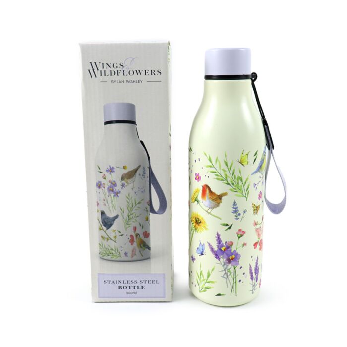 Jan Pashley Wings & Wildflowers Hot & Cold Drinks Bottle 500ml