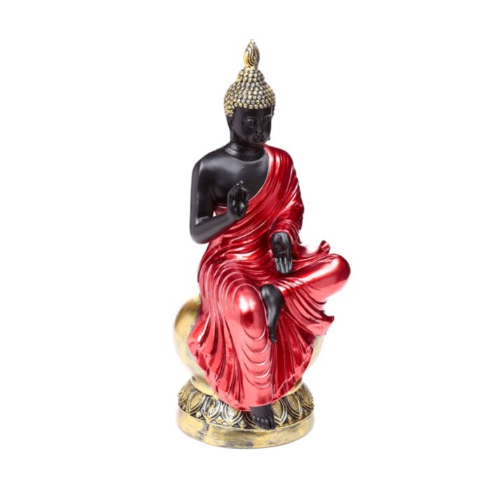 Red, Black & Gold Thai Buddha Enlightenment