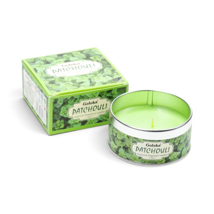 Goloka Patchouli Wax Candle Tin