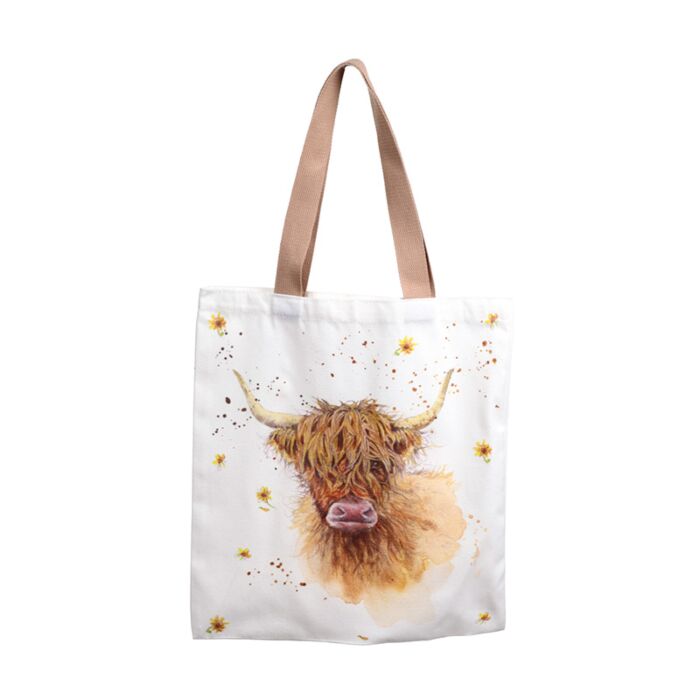 Jan Pashley Highland Coo Reusable Tote Bag