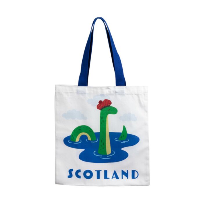 Scotland Souvenir Nessie Reusable Tote Bag