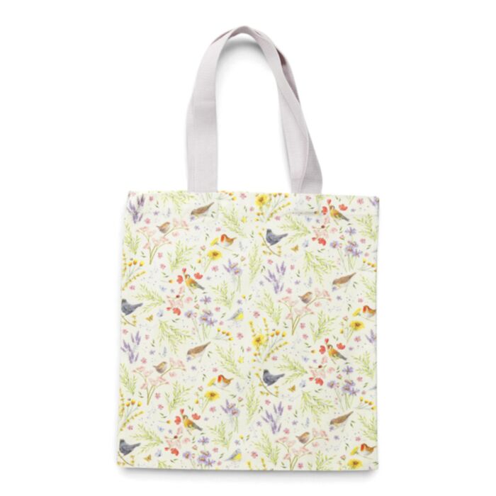 Jan Pashley Wings & Wildflowers Reusable Tote Bag