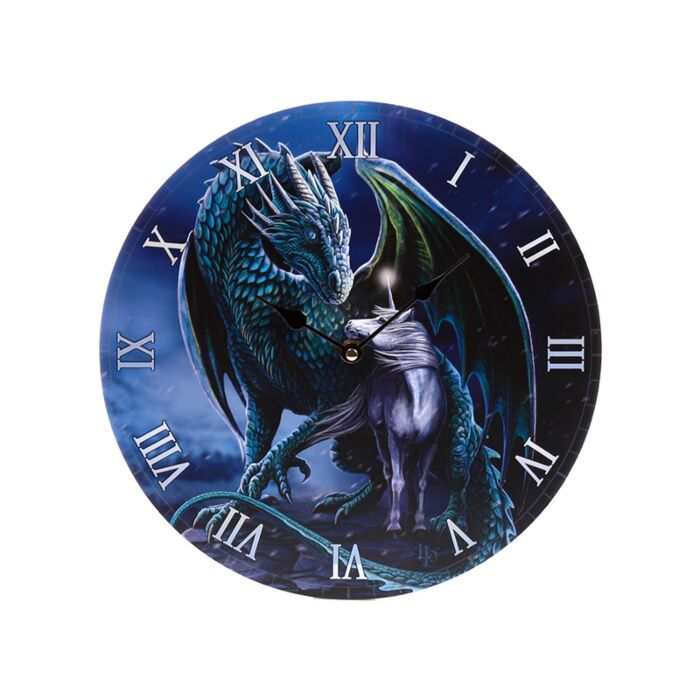 Lisa Parker Protector Magick Dragon & Unicorn Picture Clock
