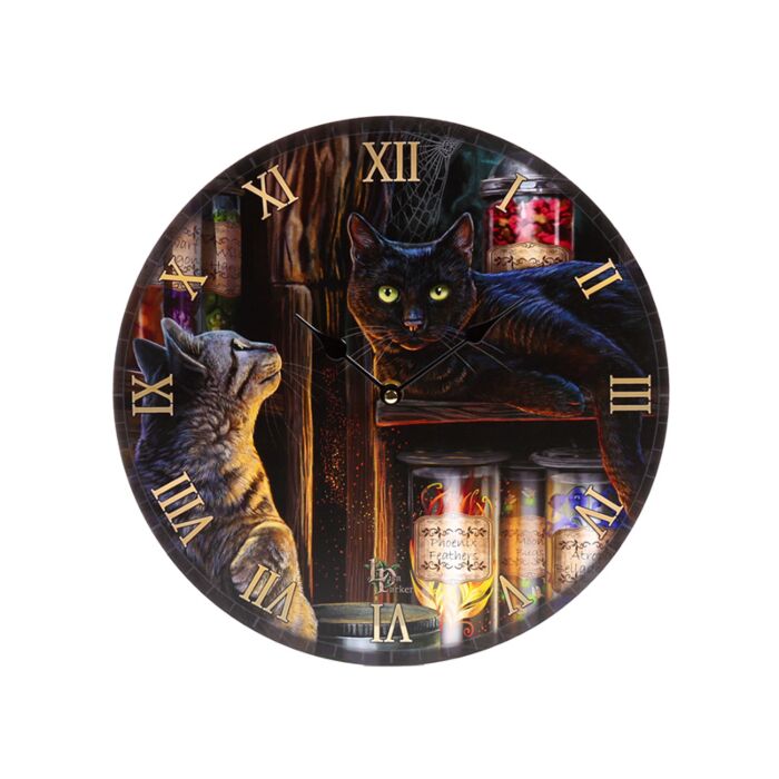 Lisa Parker Magical Emporium Cats Picture Clock