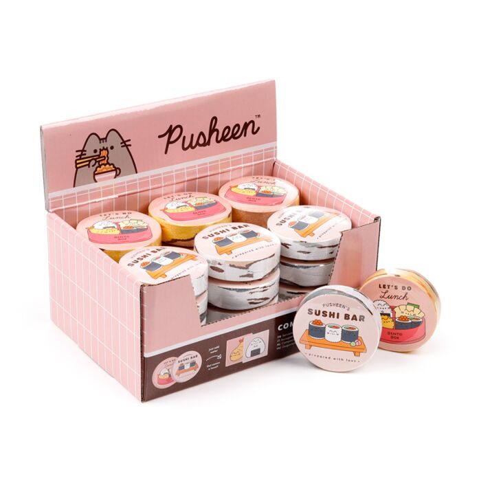 Pusheen the Cat Sushi Club Compressed Travel Towel