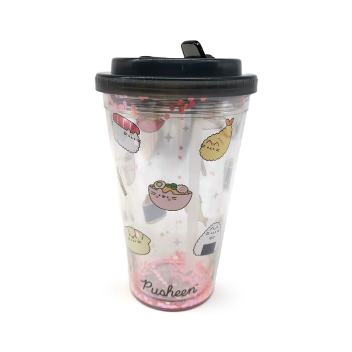 Shatterproof Pusheen the Cat Sushi Club Double Walled Cup & Straw