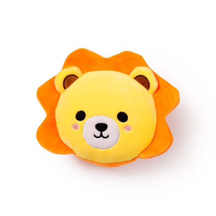 Relaxeazzz Lion Plush Travel Pillow & Eye Mask (The Lion Sleeps Tonight)