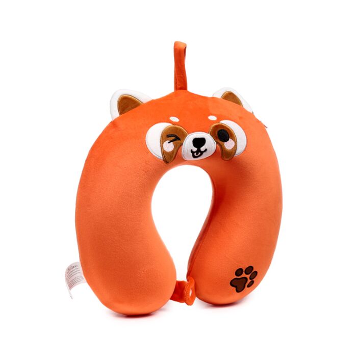 Relaxeazzz Ru the Red Panda Adoramals Plush Memory Foam Travel Pillow