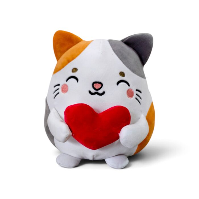 Squidglys J'Adoramals Heart Cat Plush Toy